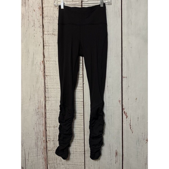 Lululemon Ready To Rulu Ruched High Rise Tight Legging 28" Black Size 4 W5BCNS - Picture 1 of 8